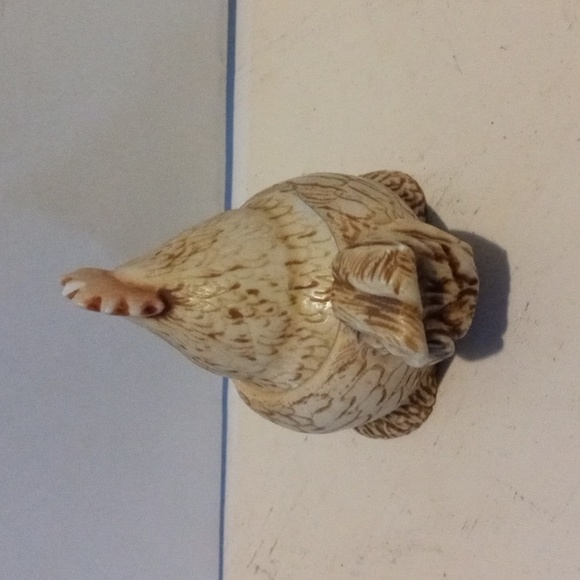 Pot Bellys 'Dewie' Rooster Chicken Trinket Box, Wishbone Fork, Harmony Kingdom - Picture 4 of 5